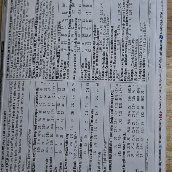 Simplicity pattern # 1323 - Picture 2 of 2